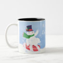 Search for blue snowman mugs Candy cane