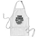 Search for insulting aprons Attitude