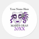 Search for carnival mask stickers Purple