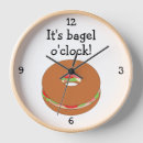 Search for bagel clocks Breakfast