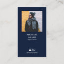 Search for navy blue business cards Chic