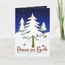 Search for red cardinal christmas cards Pine trees