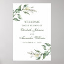Search for greenery welcome wedding signs Floral