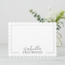 Search for scalloped note cards Script