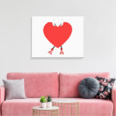 Search for heart shaped canvas prints Modern