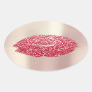 Search for red glitter lips stickers Kiss