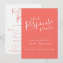 Search for orange rsvp wedding invitations White