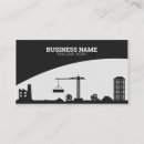 Search for road construction business cards Excavator