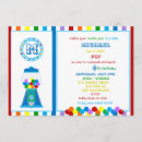 Search for bubble gum machine invitations Candy