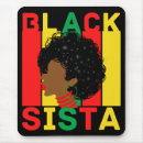 Search for love magic mousepads Black