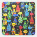 Search for funny cartoon cat stickers Meow