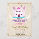 Search for fairy princess invitations Castle