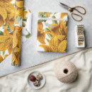 Search for botanical wrapping paper Orange
