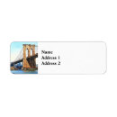 Search for brooklyn bridge return address labels City