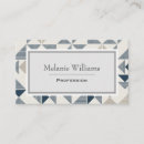 Search for mosaic business cards Geometric