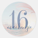 Search for beach sweet 16 stickers Tropical