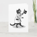 Search for vintage cat art cards Illustration