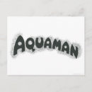 Search for justice league logo postcards Aquaman