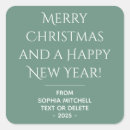 Search for modern business stickers Merry christmas