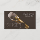 Search for vocalist business cards Modern