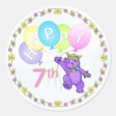 Search for 7th birthday stickers Flowers