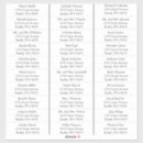 Search for guest list stickers Elegant