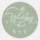 Search for romantic wedding stickers Minimalist