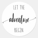 Search for adventurers stickers Wanderlust