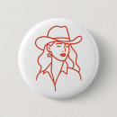 Search for country decor badges Cowgirl