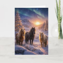 Search for pony christmas cards Winter