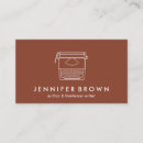 Search for freelance business cards Writer