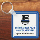 Search for police badge key rings Cop