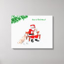 Search for santa canvas prints Cat