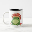 Search for cute mushroom mugs Frog