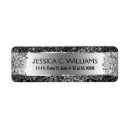Search for black lace return address labels Swirls