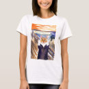 Search for the scream edvard munch tshirts Cat