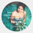 Search for elegant quinceañera stickers Thank you