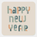 Search for new year design stickers Happy