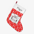 Search for grey dog christmas stockings Santa