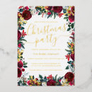 Search for white gold christmas invitations Floral