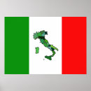 Search for italy map posters Flag
