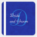 Search for royal blue and white wedding stickers Modern