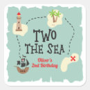 Search for treasure map stickers Pirate