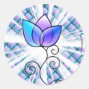 Search for glass flower stickers Purple