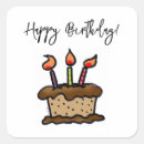 Search for happy birthday chocolate cake stickers Candles