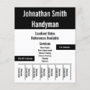 Search for handyman flyers Promotional