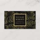 Search for floral business cards Makeup artist