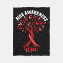 Search for aids blankets Red