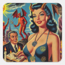 Search for vintage devil stickers Horror