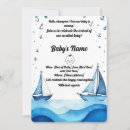 Search for little sailor baby shower invitations Nautical
